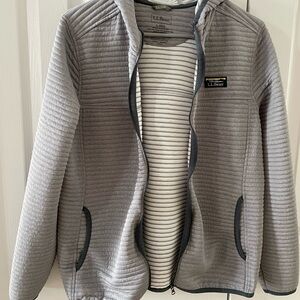 L.L. Bean Gray Quilted Jacket
